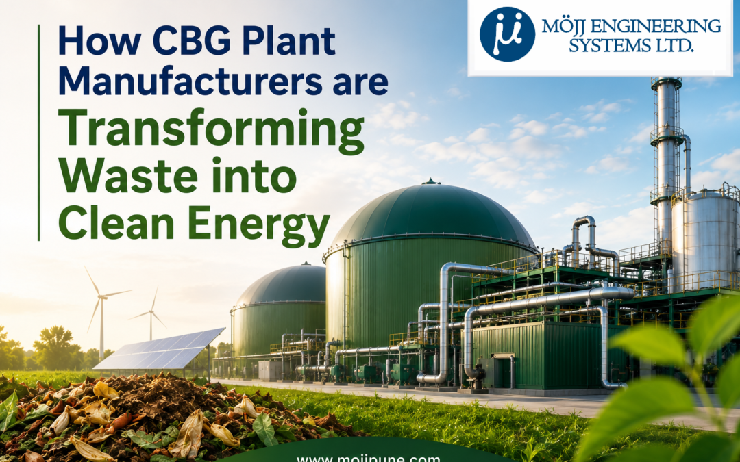 How CBG Plant Manufacturers are Transforming Waste into Clean Energy